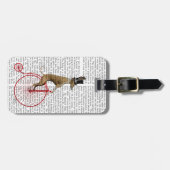 グレイハウンドオンレッドペニーファースィングバイク ラゲッジタグ (正面横)