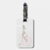 グレイハウンドオンレッドペニーファースィングバイク ラゲッジタグ (裏面縦)