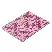 グレイハウンドガーデンアートワークグレイハウンドバラ ノートブック (左側)