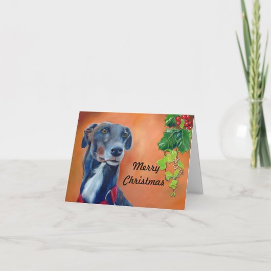 グレイハウンドクリスマスカード(p335) シーズンカード (正面)