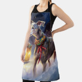 グレイハウンドクリスマスフェスティバルシーズン エプロン (インサイチュ)