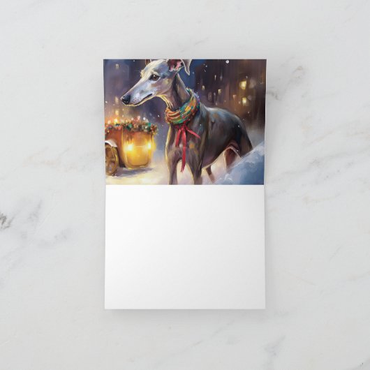 グレイハウンドクリスマスフェスティバルシーズン カード (内部)