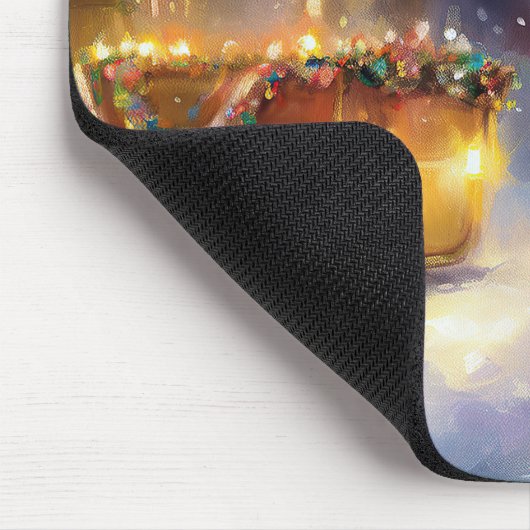 グレイハウンドクリスマスフェスティバルシーズン マウスパッド (コーナー)