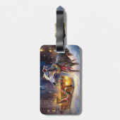 グレイハウンドクリスマスフェスティバルシーズン ラゲッジタグ (裏面縦)