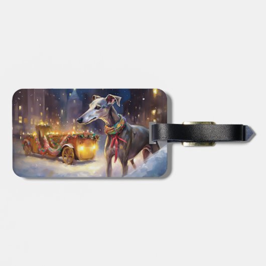 グレイハウンドクリスマスフェスティバルシーズン ラゲッジタグ (裏面横)