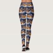 グレイハウンドクリスマスフェスティバルシーズン レギンス (裏面)