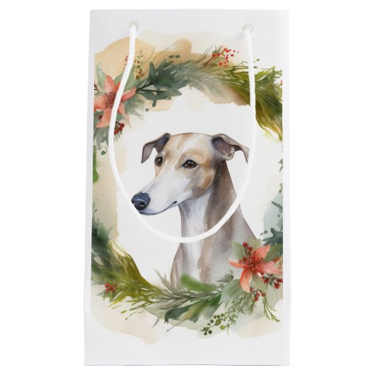 グレイハウンドクリスマスリースフェスティバルカップ スモールペーパーバッグ (正面)