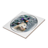 グレイハウンドクリスマス タイル (側面)