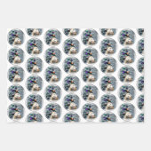 グレイハウンドクリスマス ラッピングペーパーシート (正面2)