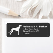 グレイハウンドグッドシルエット差出人住所 ラベル (インサイチュ)