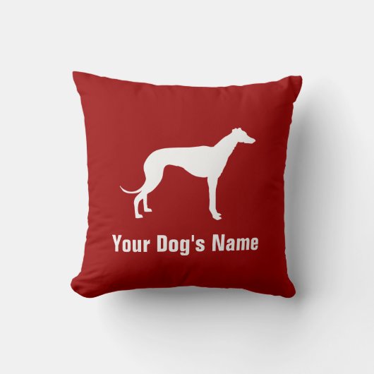 グレイハウンドグレイハウンド クッション (正面)