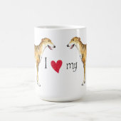 グレイハウンドコーヒーマグが大好き コーヒーマグカップ (中央)