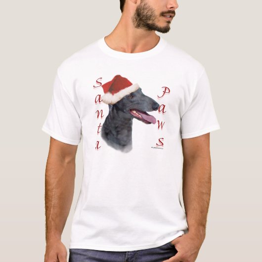 グレイハウンドサンタポーズ Tシャツ (正面)