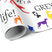 グレイハウンドザグレイトライフ引用文 ラッピングペーパー (ロールコーナー)