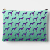 グレイハウンドシルエット アクセサリーポーチ (正面)