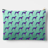 グレイハウンドシルエット アクセサリーポーチ (裏面)