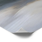 グレイハウンドスノウィースリークリスマスデコール ポスター (角)