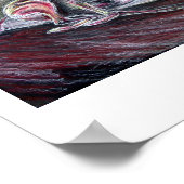 グレイハウンドドッグアート ポスター (角)