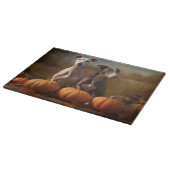 グレイハウンドパピー秋デライトカボチャ カッティングボード (角)