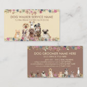 グレイハウンドプードルオージープグコーギブラウンドッグス 名刺 (正面/裏面)