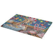 グレイハウンドホリデーベーキング:フェスティバルクリスマス カッティングボード (角)