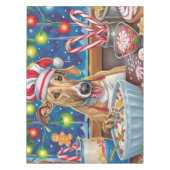 グレイハウンドホリデーベーキング:フェスティバルクリスマス テーブルクロス (正面)