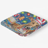 グレイハウンドホリデーベーキング:フェスティバルクリスマス ペーパープレート (傾斜あり)