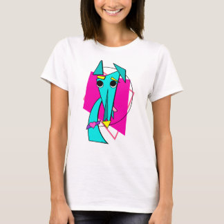 グレイハウンドミニマルアポップ・アートのートアップ Tシャツ