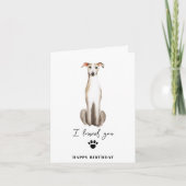 グレイハウンドムームパピーペッツポー誕生日 カード (正面)