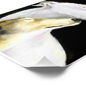 グレイハウンドラブドッグアートフォトプリント フォトプリント            (角)