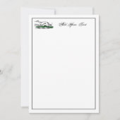 グレイハウンドランニングウィペットの紋章クレストカード ノートカード (正面)