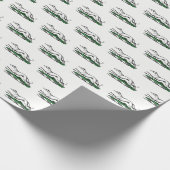 グレイハウンドランニングウィペットの紋章 ラッピングペーパー (角)