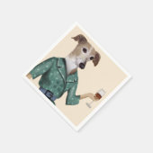 グレイハウンドワインスヌブ スタンダードカクテルナプキン (角)