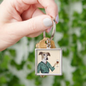 グレイハウンドワインスノブ キーホルダー (手)