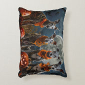 グレイハウンド不気味ハロウィーン アクセントクッション (正面(垂直))