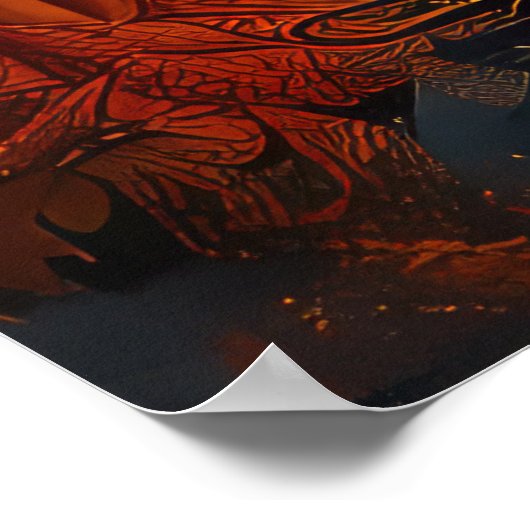 グレイハウンド不気味ハロウィーン ポスター (角)