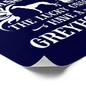 グレイハウンド守護天使タイポグラフィ ポスター (角)