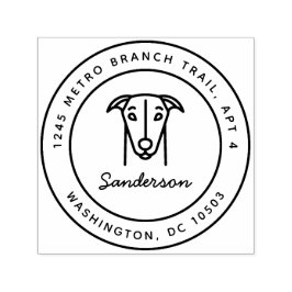 グレイハウンド差出人住所スタンプセルフインキング セルフインキングスタンプ