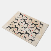 グレイハウンド愛 ドアマット (アングル)