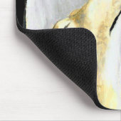 "グレイハウンド愛"犬の芸術のマウスパッド マウスパッド (コーナー)