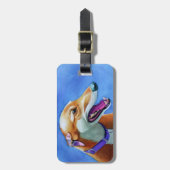 グレイハウンド救助犬 ラゲッジタグ (正面縦)