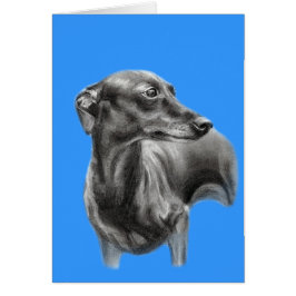 グレイハウンド炭スケッチ