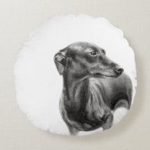 グレイハウンド炭スケッチ