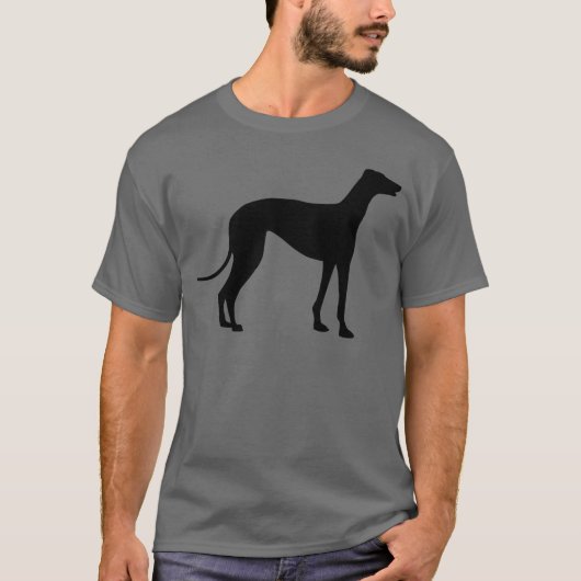 グレイハウンド犬の友人 Tシャツ (正面)