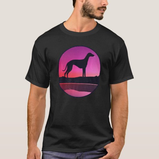 グレイハウンド犬の品種3 Tシャツ (正面)