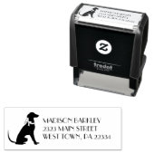 グレイハウンド犬の子犬 セルフインキングスタンプ (インサイチュ)