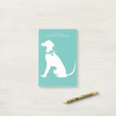 グレイハウンド犬の子犬 ポストイット (デスク上)