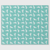 グレイハウンド犬の子犬 ラッピングペーパー (フラット)