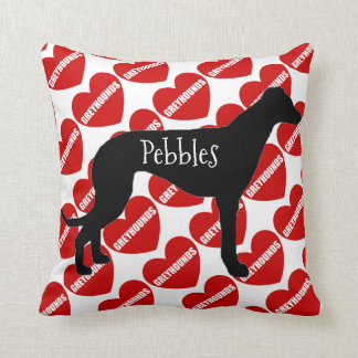 グレイハウンド犬の愛のために クッション