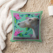 グレイハウンド犬の枕 クッション (ブランケット)